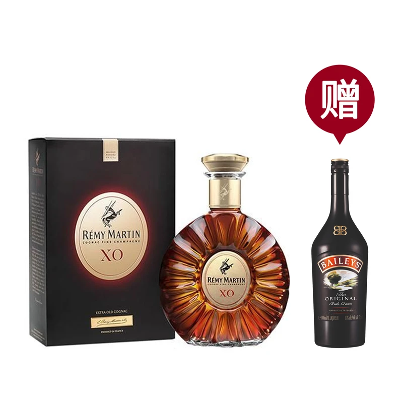 人头马天醇XOE40%vol 1.5L*1 赠 百利原味力娇酒17%vol 1L （最佳试饮期到23年10月31日）*1