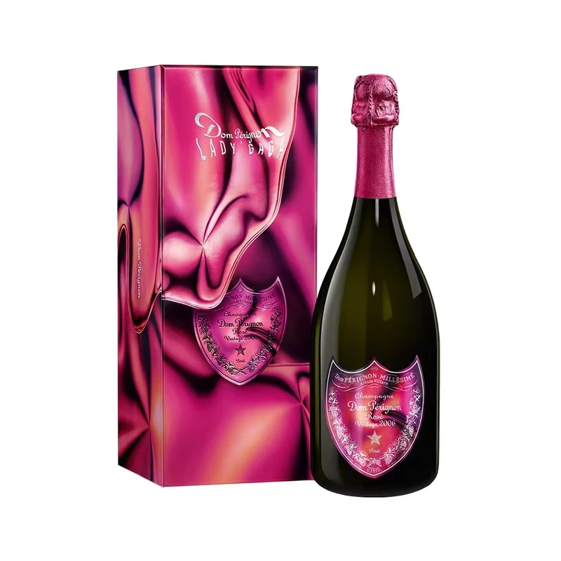 唐培里侬香槟王年份粉红香槟LadyGaga限量版750ml  12.5%VOL