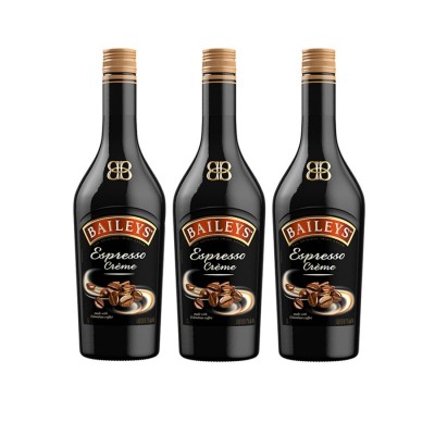 【组合商品】百利甜浓缩咖啡奶油力娇酒 1000ml*3 1L*3