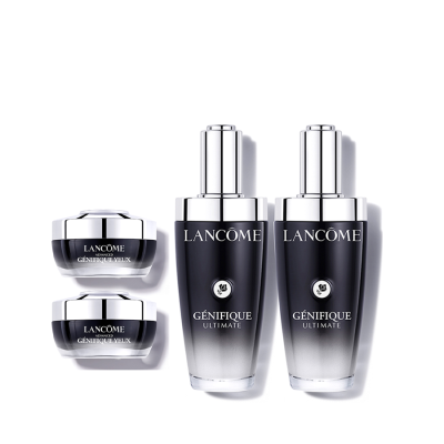 【组合商品】兰蔻「超修小黑瓶」精华100ml*2+兰蔻肌底精华焕亮眼霜15ml*2[焕亮眼霜15ml*2+小黑瓶100ml*2]