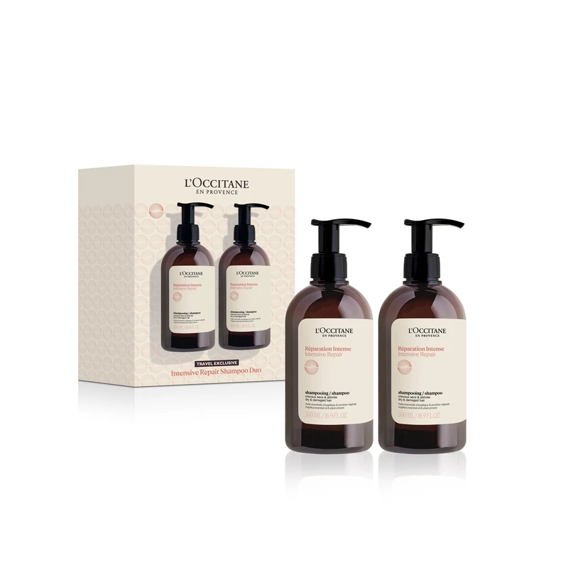 L'OCCITANE欧舒丹菁纯修护「焕发瓶」洗发套装500ml*2