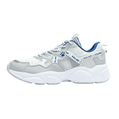 卡尔美 男士潮流休闲鞋 39/白灰