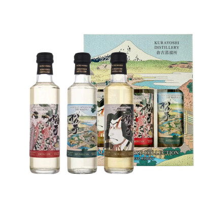 松井 单一麦芽威士忌200ml*3礼盒套装 48%/200ml*3