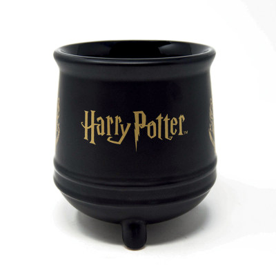 欧斯科 Harry Potter哈利波特魔法大釜造型特大马克杯 黑色