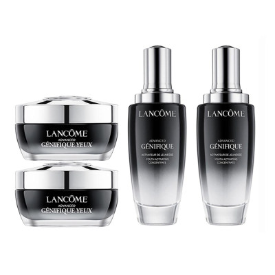兰蔻 【焕采明眸双礼组合】 小黑瓶精华100ml*2+小黑瓶精华发光眼霜15ml*2