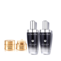 【组合商品】兰蔻「超修小黑瓶」精华 100ml*2+兰蔻全新菁纯眼霜20ml*2[菁纯眼霜20ml*2+小黑瓶100ml*2]