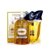 L’occitane 欧舒丹甜扁桃紧致沐浴油套装500ml*2 500lm*2