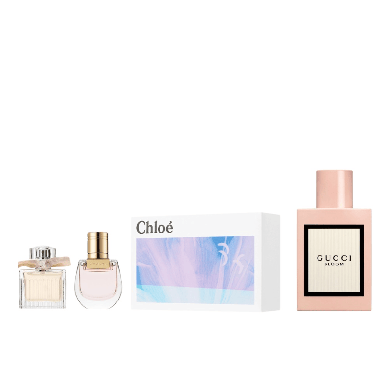 【精选套组】小小蔻依花韵悠然礼盒+古驰花悦女性香水50ml 50ml+20ml*2