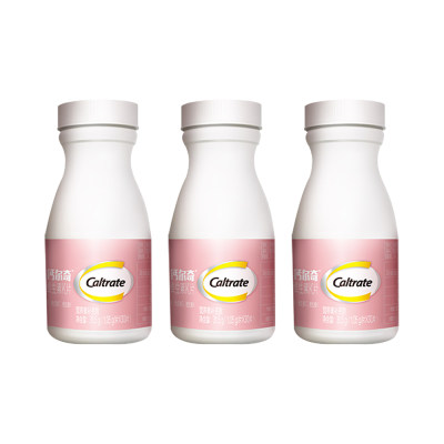 钙尔奇 【不用】钙铁锌维生素C维K成人女士钙片女性补钙30粒*3 31.5g（1.05g/片*30片）*3