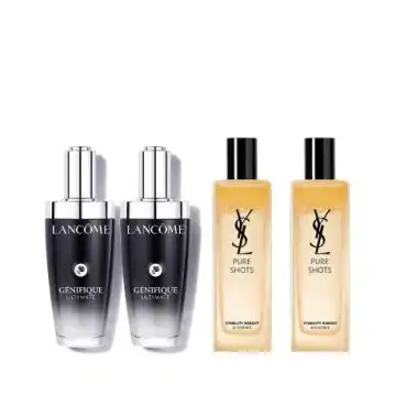 【组合商品】兰蔻肌底焕活修护精华液100ml*2+圣罗兰悦享青春修护焕活精华水150ml*2