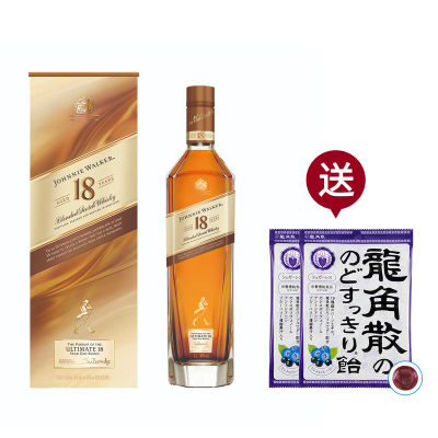 尊尼获加18年苏格兰威士忌公升装*1 赠 ryukakusan龙角散草本润喉糖（黑加仑蓝莓味）75g*2