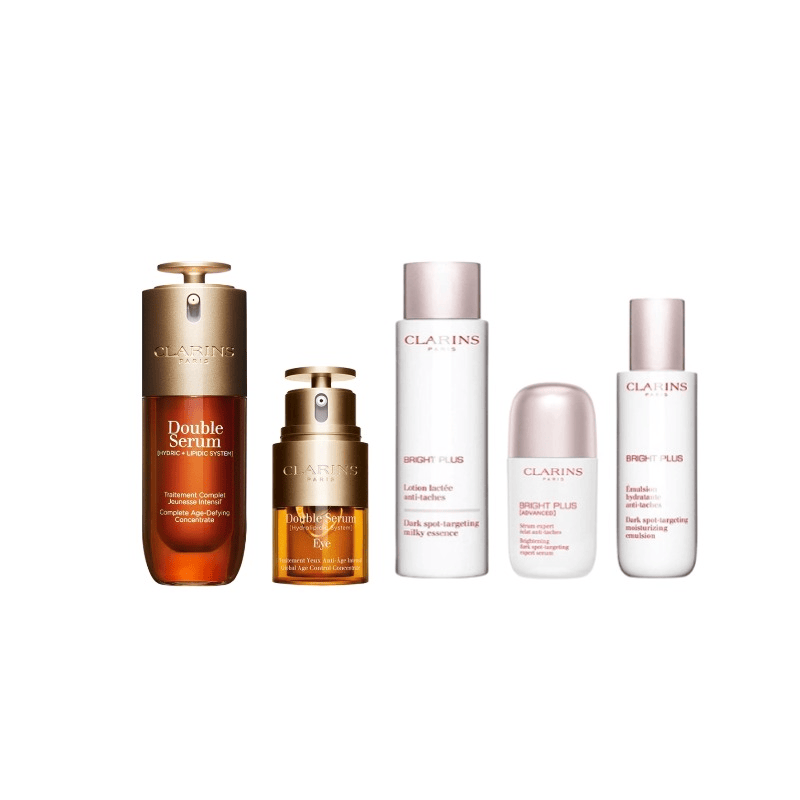 娇韵诗双萃焕亮护肤组合 50ml+20ml+50ml+75ml+200ml