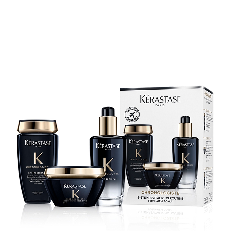 【特卖商品】KERASTASE 卡诗黑钻钥源全效修护套装 全方位焕活（产品限用日期最早为2025年04月01日） 250ml+200ml+100ml