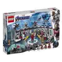LEGO 乐高钢铁侠机甲陈列室拼插玩具