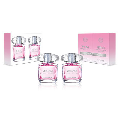 范思哲 【丁禹兮同款】VERSACE 粉耀晶钻香水套装 30ml*2