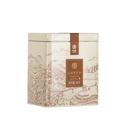 中茶山水-普洱熟茶-罐装