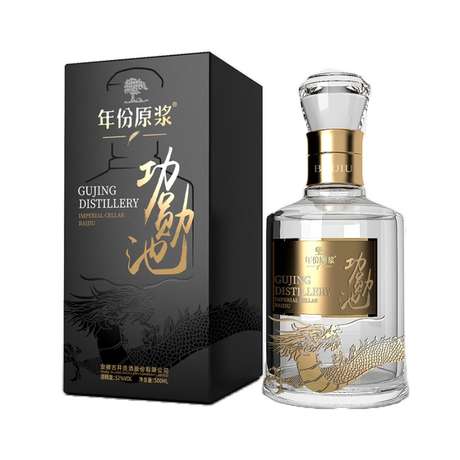 52度古井贡酒年份原浆 功勋池 500ml 浓香