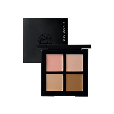 SHU UEMURA植村秀「光影盘」羽纱修色四色遮瑕盘[ANZU PINK & COOL BEIGE]