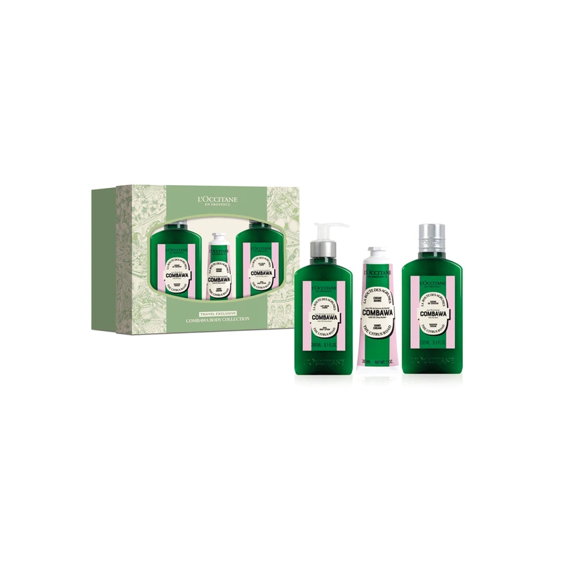 L'OCCITANE欧舒丹 乳木果绿叶青橙香氛套装（节日限定）250ml+240ml+30ml