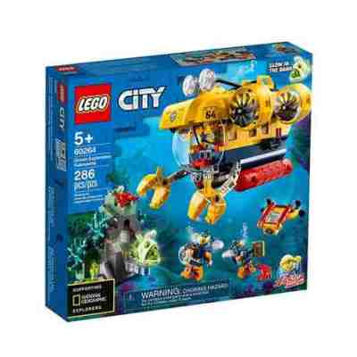 LEGO 乐高海洋探索潜水艇拼插玩具