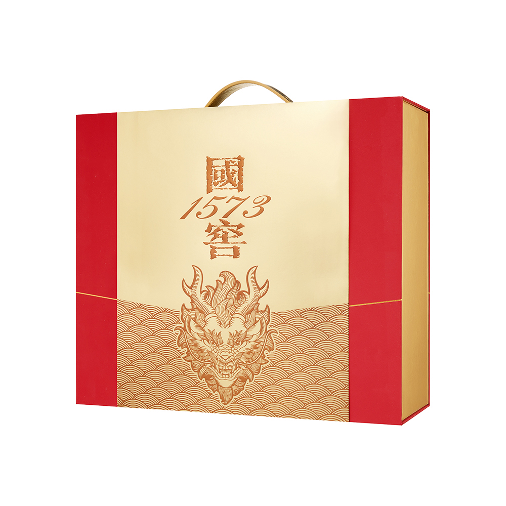 国窖1573 鸿运礼盒套（龙年礼盒） 盒装