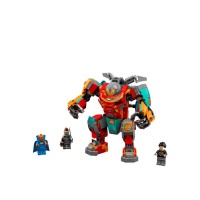 LEGO 乐高托尼·史塔克的萨卡钢铁机甲拼插玩具