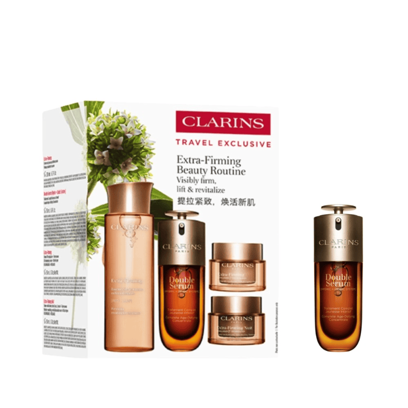 【618精选】娇韵诗弹力美肌套组+娇韵诗双萃焕活修护精华50ml 50ml+200ml+50ml+50ml+50ML