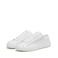 【微瑕特卖】STUART WEITZMAN 斯图尔特韦茨曼女士休闲鞋GOLDC-WHI-ACT-36W（掉漆，珍珠多处划痕， 外包装污渍，无保卡，随机发货）