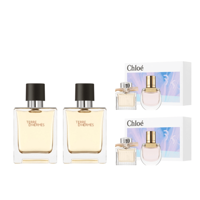 【精选组合】小小蔻依花韵悠然礼盒*2+爱马仕大地50ml*2 20ml*4+50ml*2