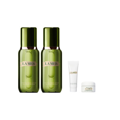 海蓝之谜 沁润修护精萃水150ml*2+经典面霜7ml+手部修护霜30ml[套组]