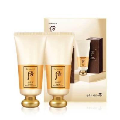 Whoo 后拱辰享气韵生润颜洁面膏套装 180ml*2[180g×2]