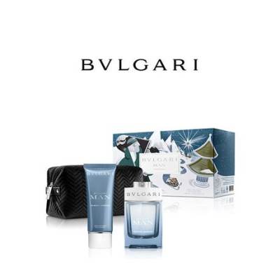 【特卖商品】Bvlgari 宝格丽极地冰峰男士香水套装（产品限用日期最早为2025年04月01日） 100ml*2