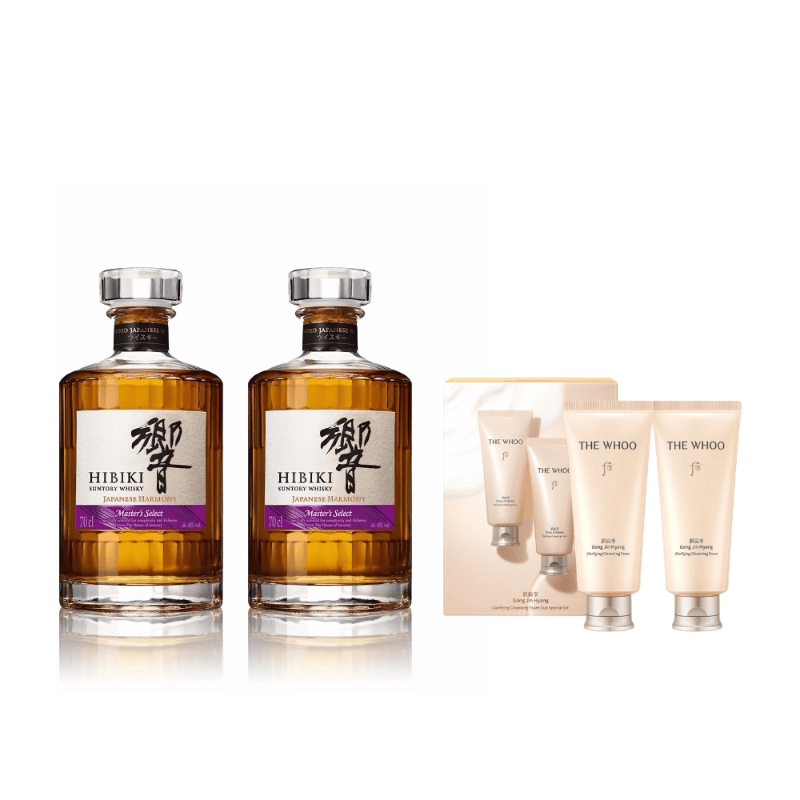 响大师精选日本调和威士忌700ml （双支）+后洁面 700ml*2+180ml*2