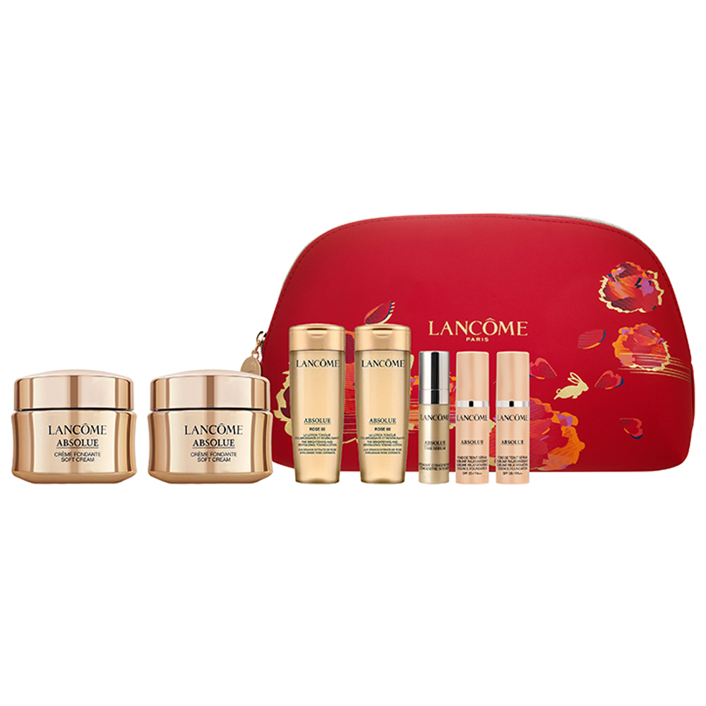 兰蔻 新年护肤套装（赠送品） 30ml+100ml+5ml+10ml+化妆包