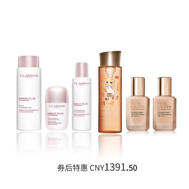 【预售】7月淡斑护肤+粉底液组合 50ml+100ml+200ml+200ml+30ml*2
