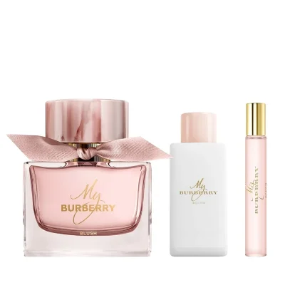 Burberry博柏利我的博柏利花之绯女士香水+护肤套装
