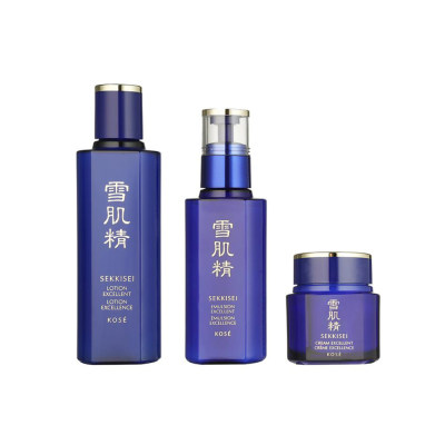 雪肌精 优醇菁华水乳霜护肤套（水200ml+乳140ml+霜50ml）[套装]