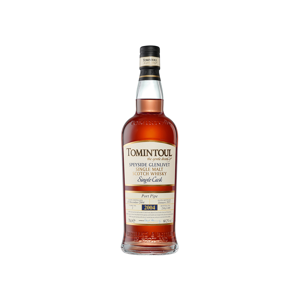 托明多 15年2004波特单桶单一麦芽威士忌 60.2%/700ml