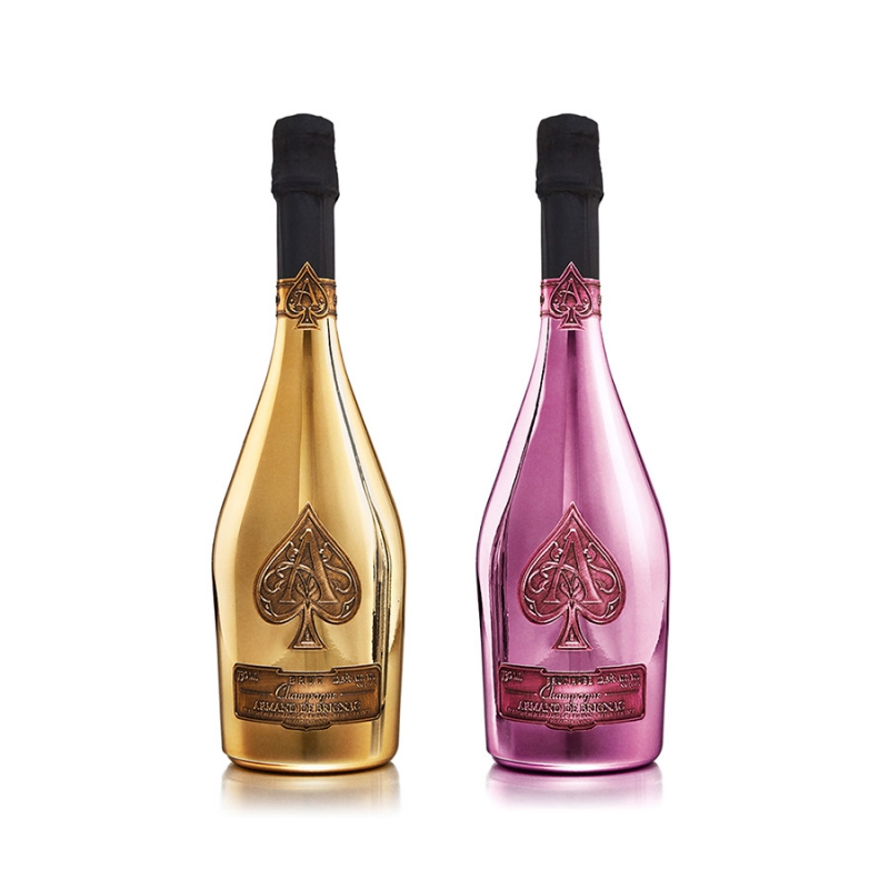 黑桃a香槟黄金粉金双瓶礼盒装750ml2