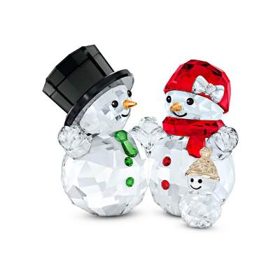 施华洛世奇 JOYFUL雪人家族摆件