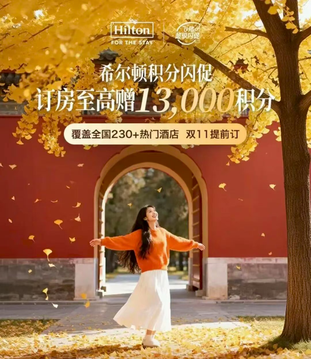 飞猪希尔顿闪促（11.05-11.07）