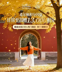 飞猪希尔顿闪促（11.05-11.07）