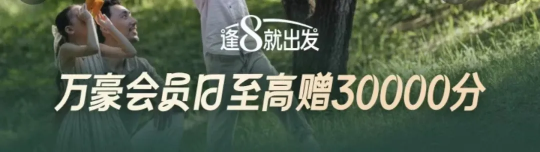 万豪26年8月会员日闪促清单！